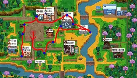 星露谷物语复活节彩蛋路线图-星露谷物语复活节彩蛋路线攻略