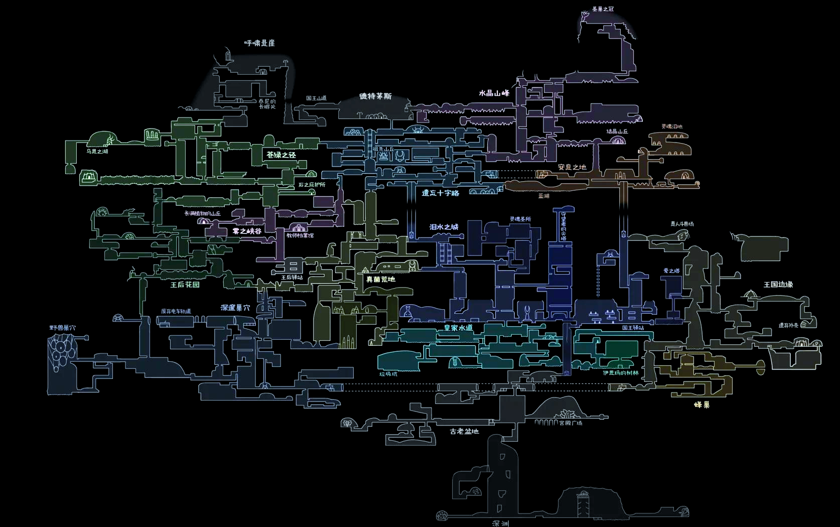 空洞骑士地图探索顺序是什么？空洞骑士地图探索顺序攻略