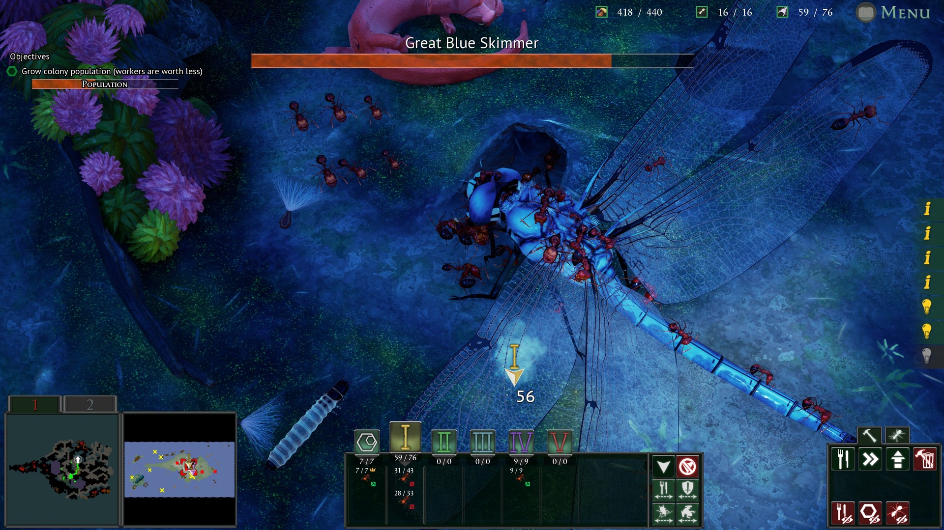 地下蚁国蚂蚁攻略-地下蚁国蚂蚁介绍