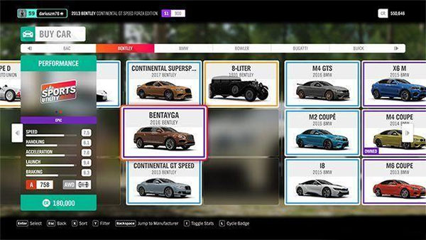 极限竞速地平线4车辆推荐攻略-极限竞速地平线4车辆如何选择