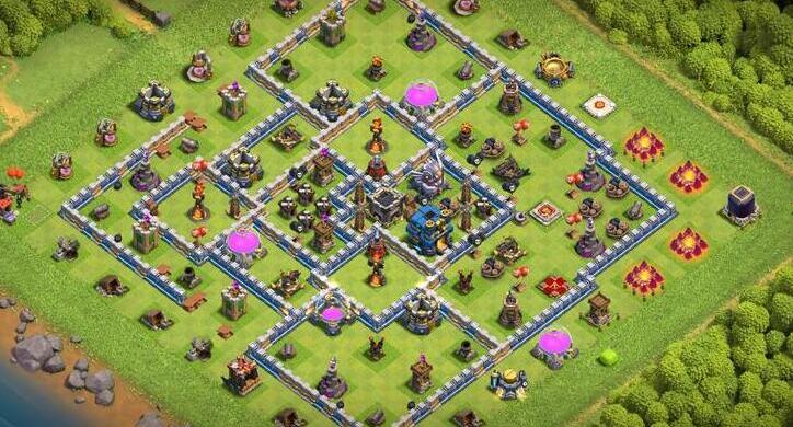 部落冲突12本防雷龙阵型攻略-部落冲突12本防雷龙阵型搭配