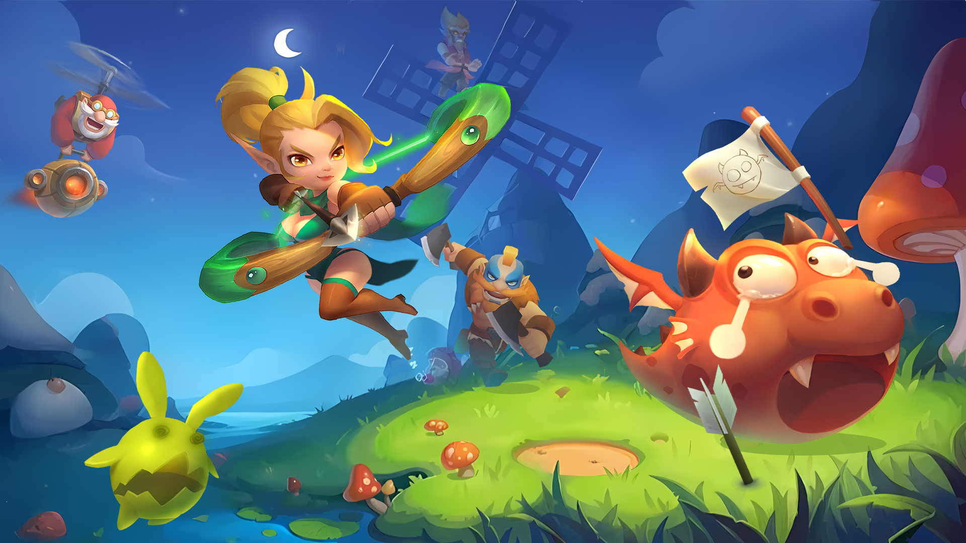 萌星物语（登录送5星英雄-1折）好评大礼包