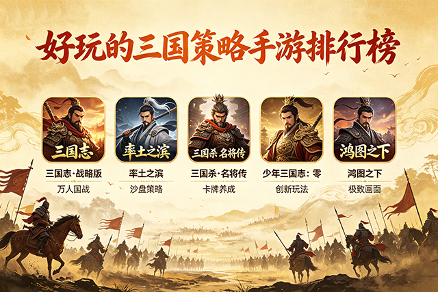 好玩的三国策略手游