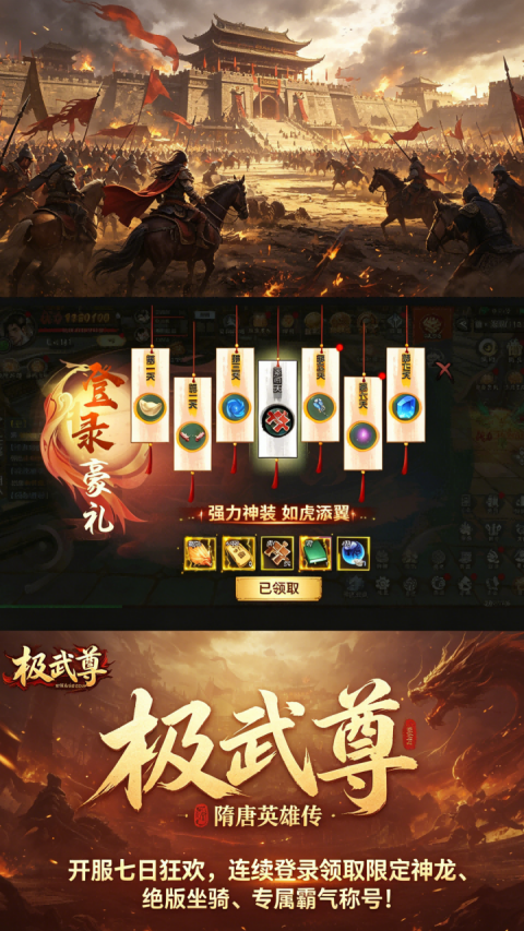 极武尊-隋唐英雄传（0.1折）