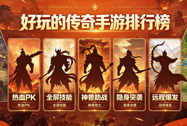 好玩的传奇手游排行榜