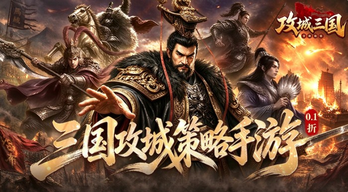 攻城三国（0.1城战谋略版）永久转游活动