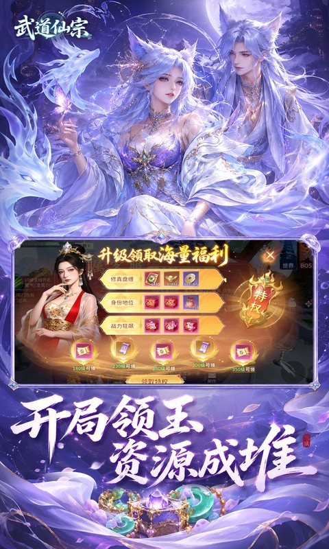 武道仙宗（0.1折打金送真充）
